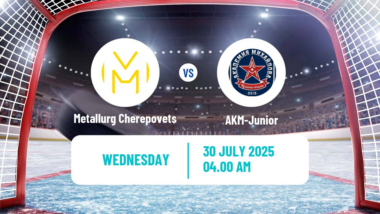 Hockey Club Friendly Ice Hockey Metallurg Cherepovets - AKM-Junior