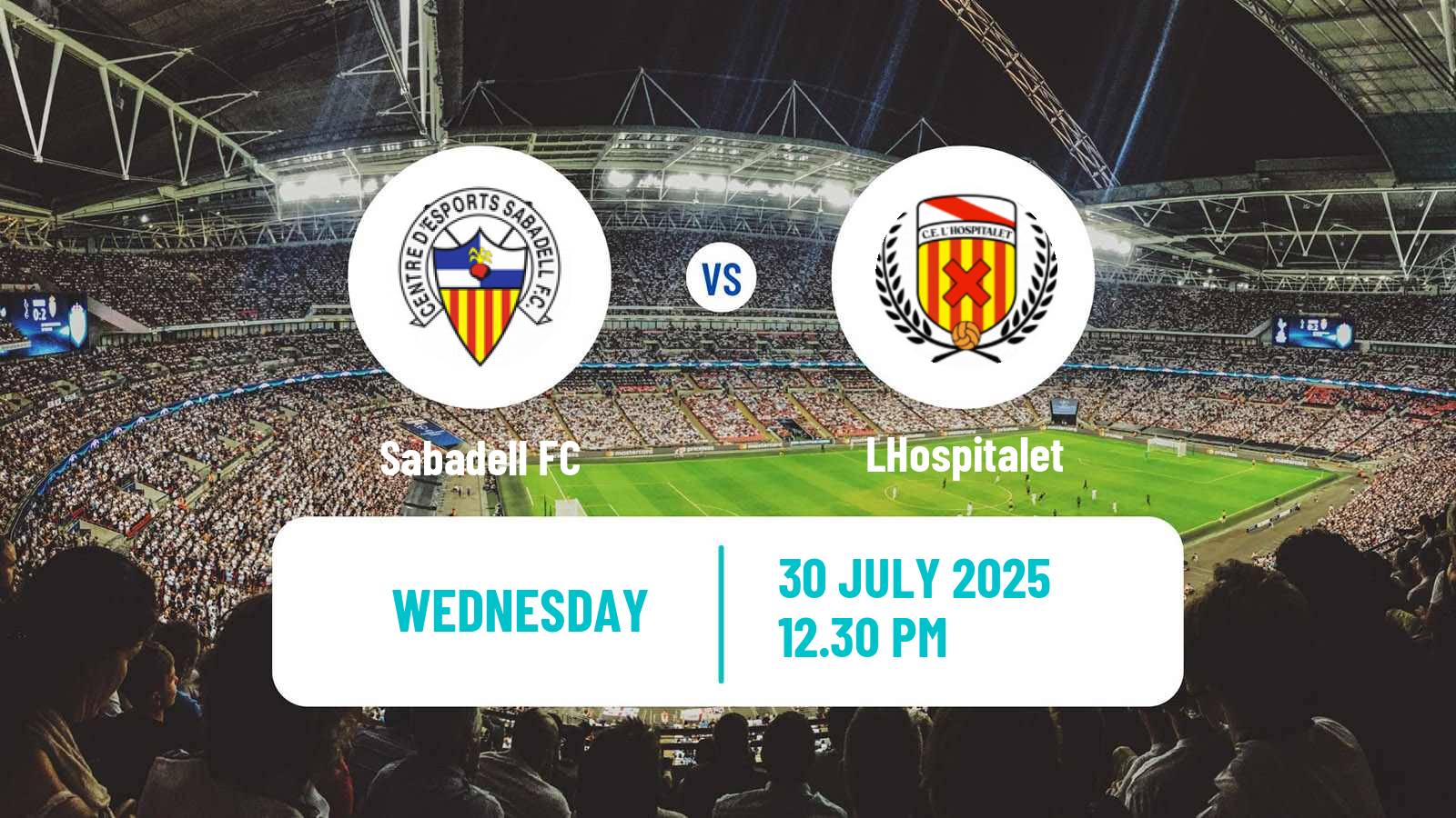 Soccer Club Friendly Sabadell - LHospitalet