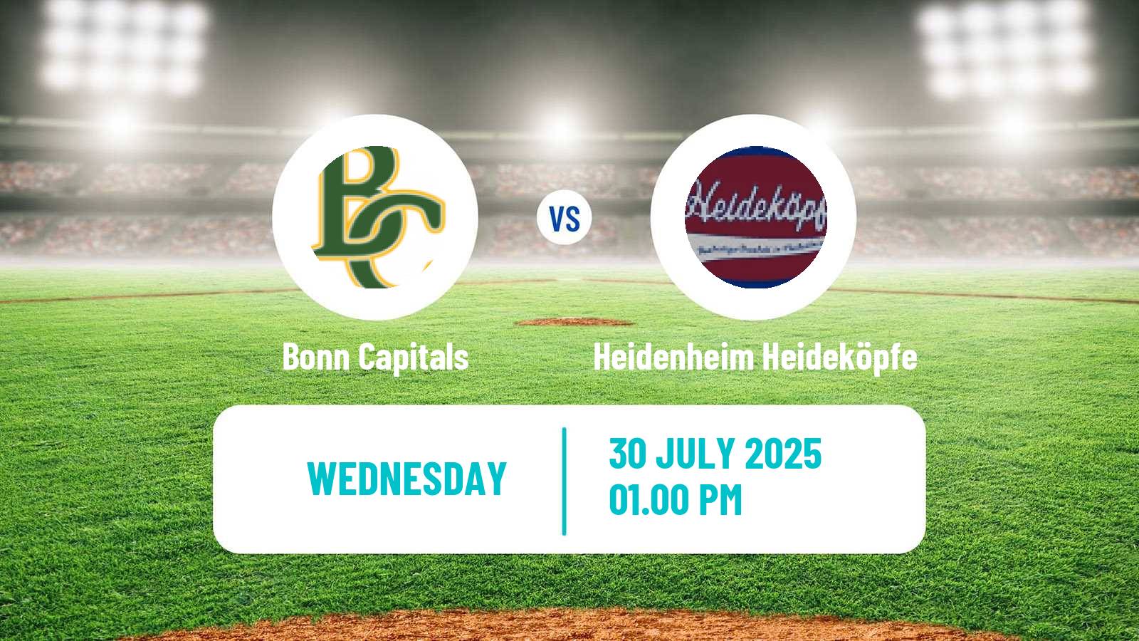 Baseball Champions Cup Baseball Bonn Capitals - Heidenheim Heideköpfe