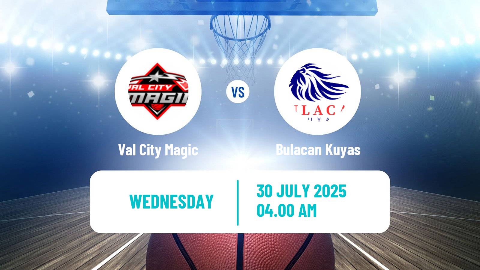 Basketball Philippines MBPL  Val City Magic - Bulacan Kuyas