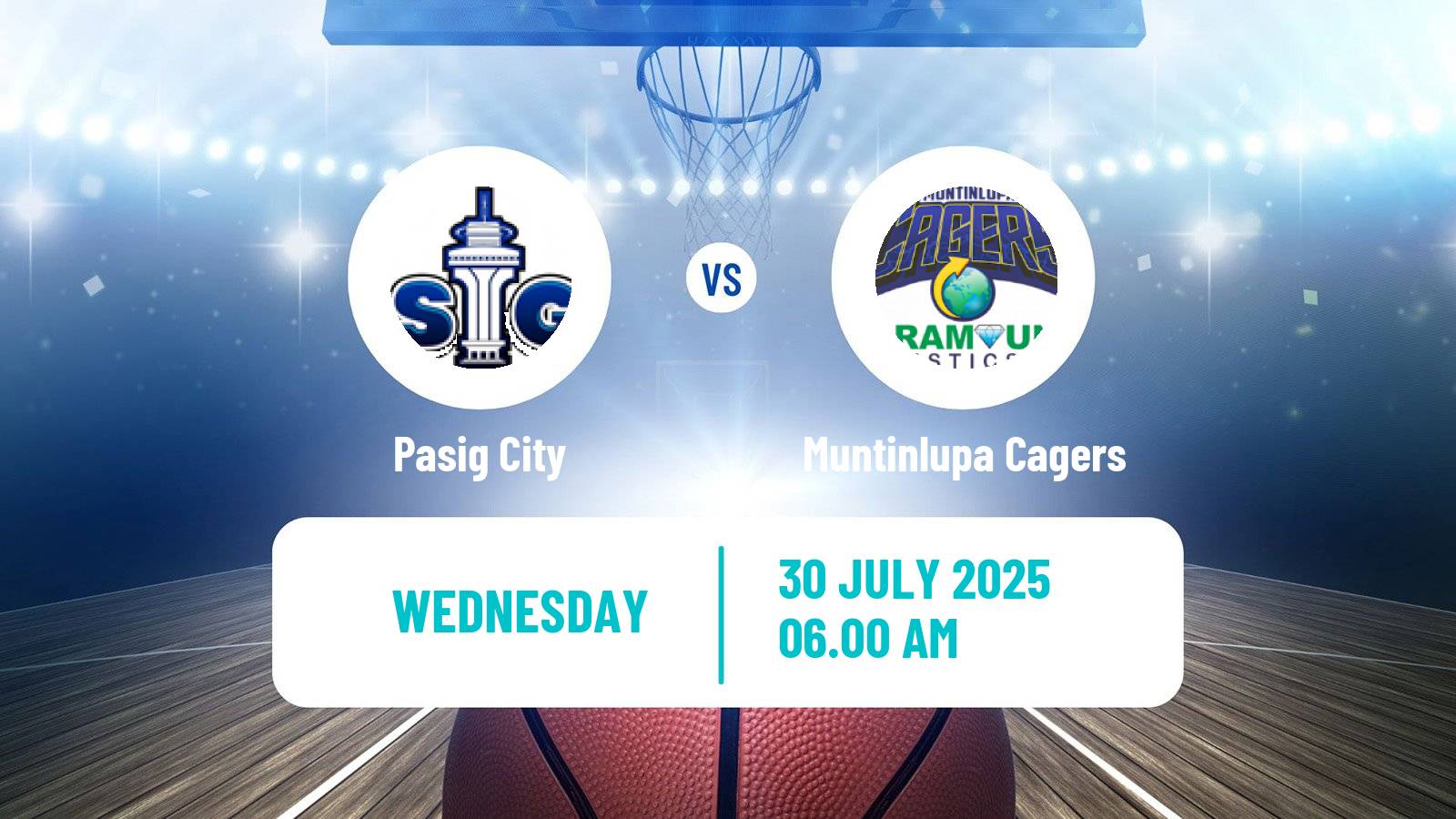 Basketball Philippines MBPL  Pasig City - Muntinlupa Cagers