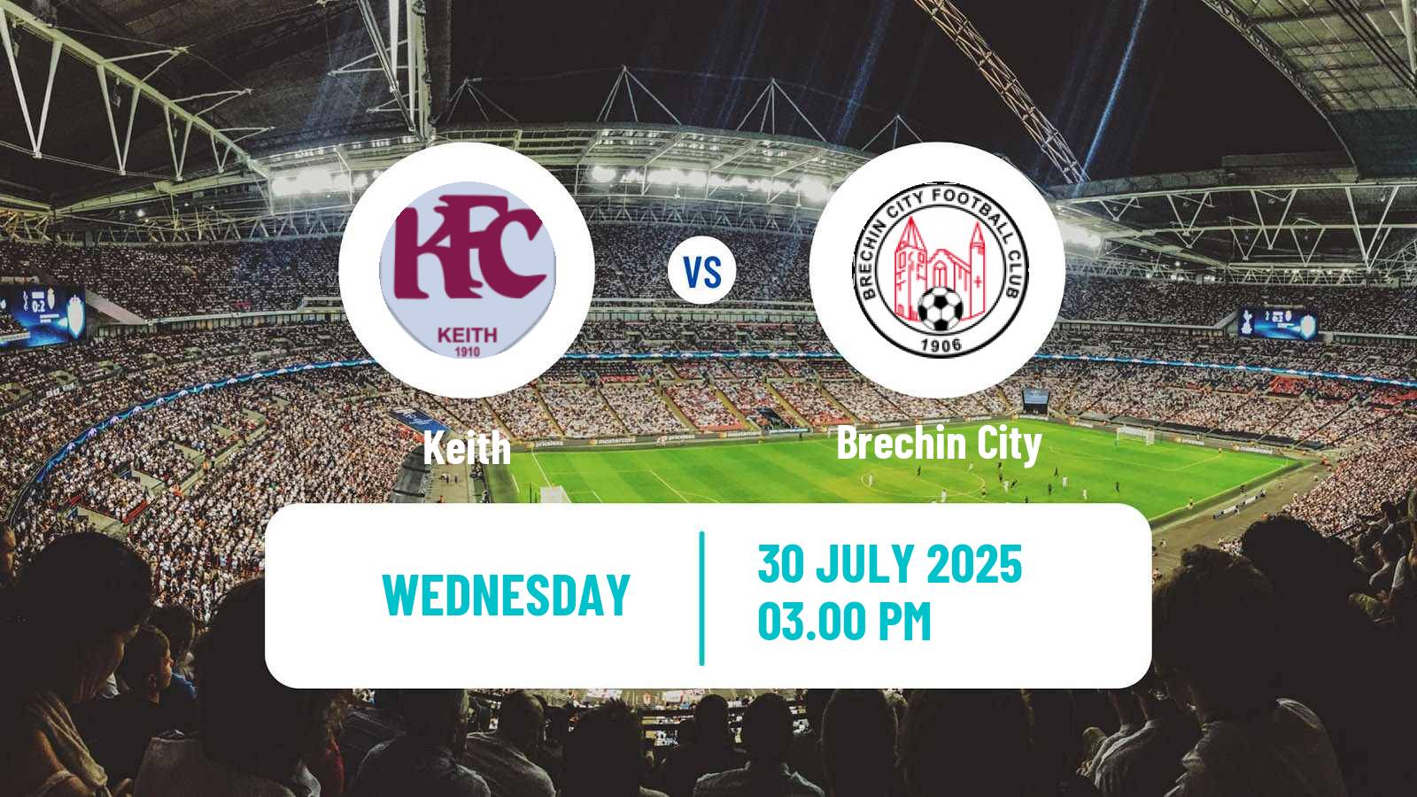 Soccer Scottish Highland League Keith - Brechin City