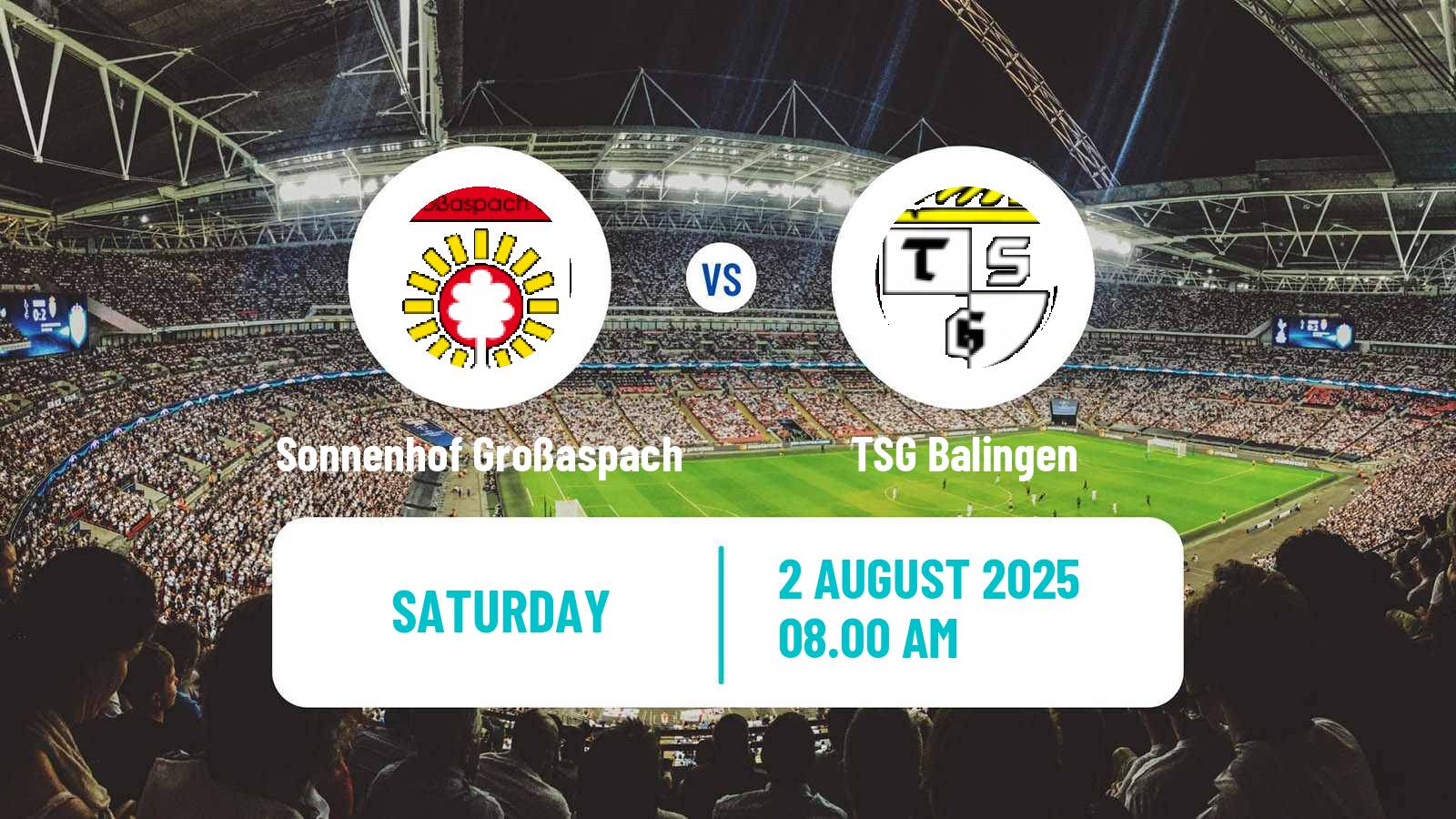 Soccer German Regionalliga Sudwest Sonnenhof Großaspach - Balingen