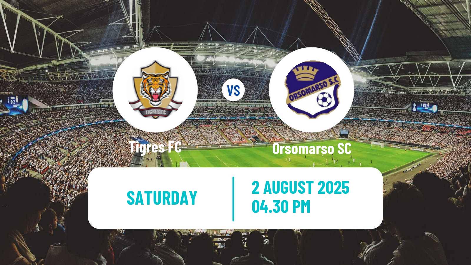 Soccer Colombian Primera B Tigres - Orsomarso