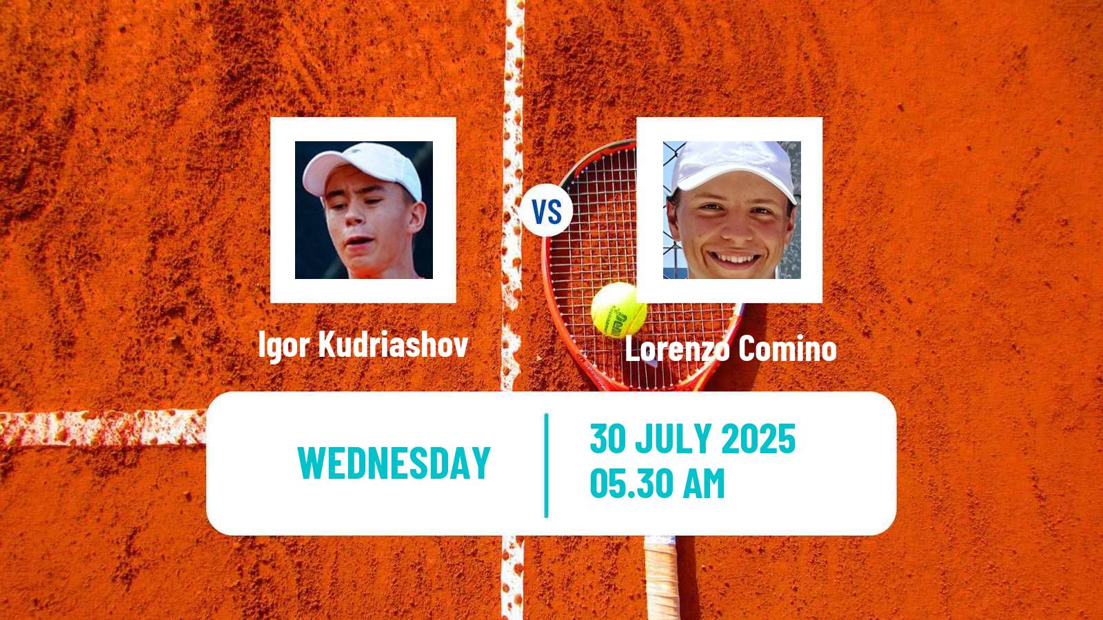 Tennis ITF M15 Monastir 30 Men Igor Kudriashov - Lorenzo Comino