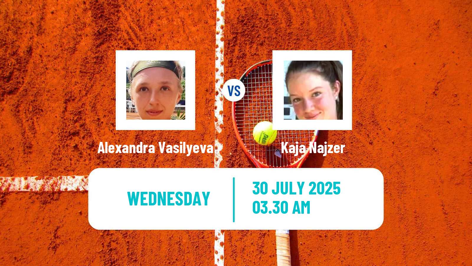 Tennis ITF W15 Rogaska Slatina Women Alexandra Vasilyeva - Kaja Najzer