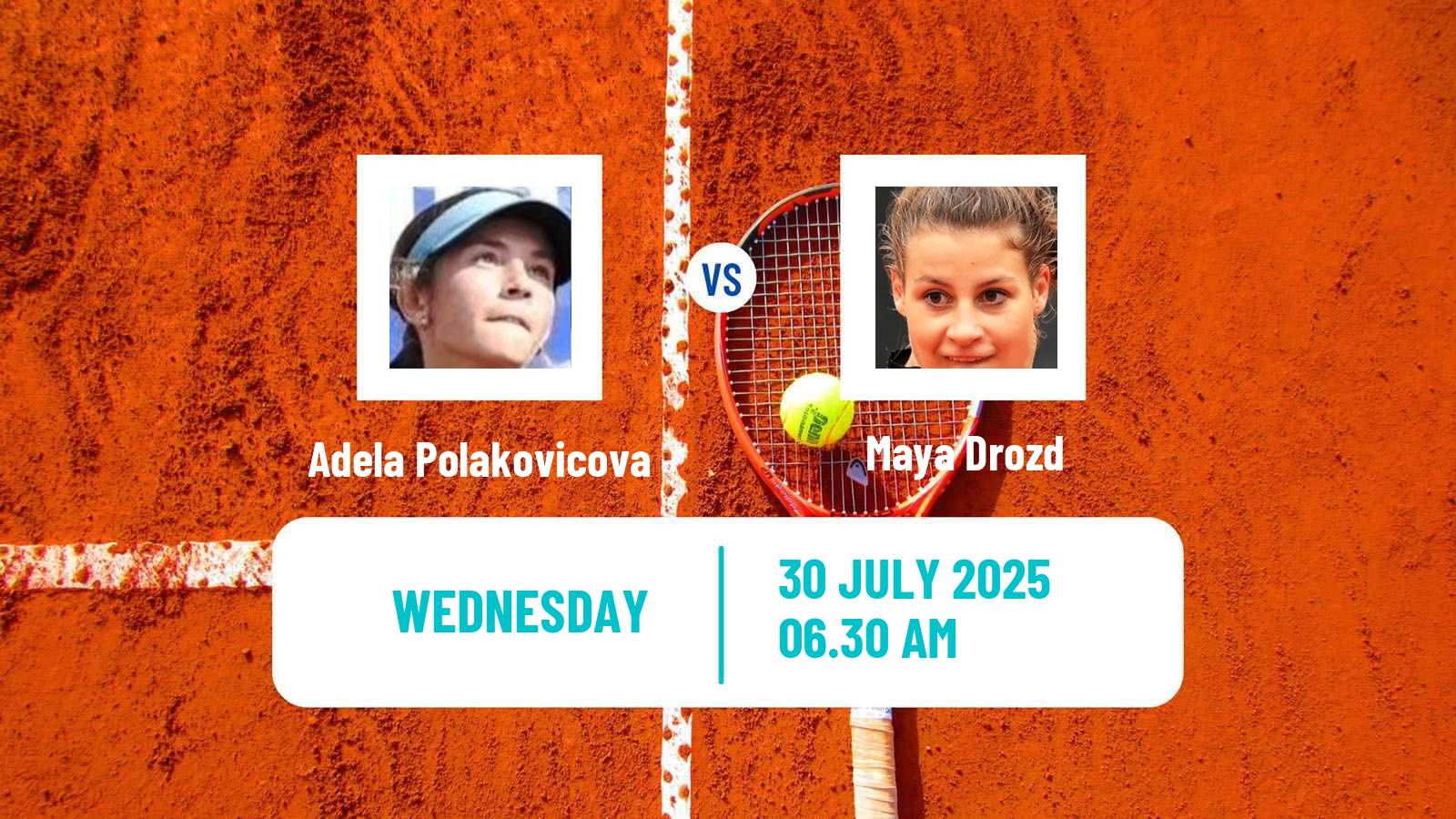 Tennis ITF W15 Rogaska Slatina Women Adela Polakovicova - Maya Drozd