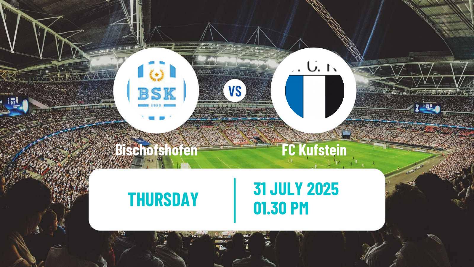 Soccer Austrian Regionalliga West Bischofshofen - Kufstein
