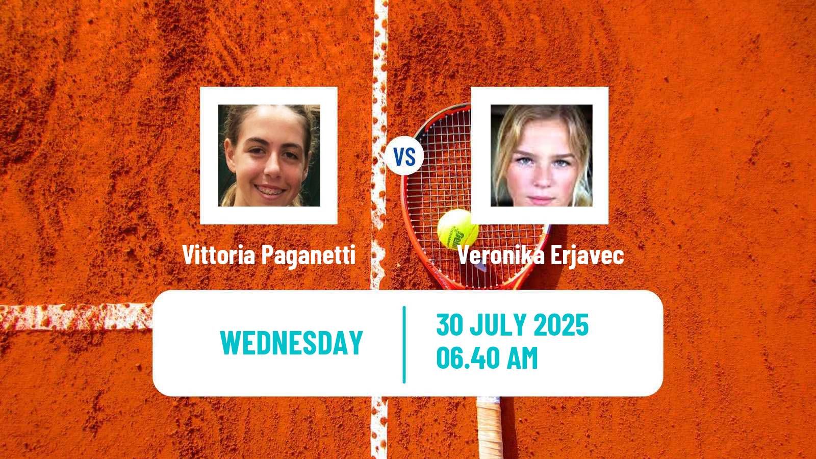 Tennis ITF W75 Cordenons Women Vittoria Paganetti - Veronika Erjavec
