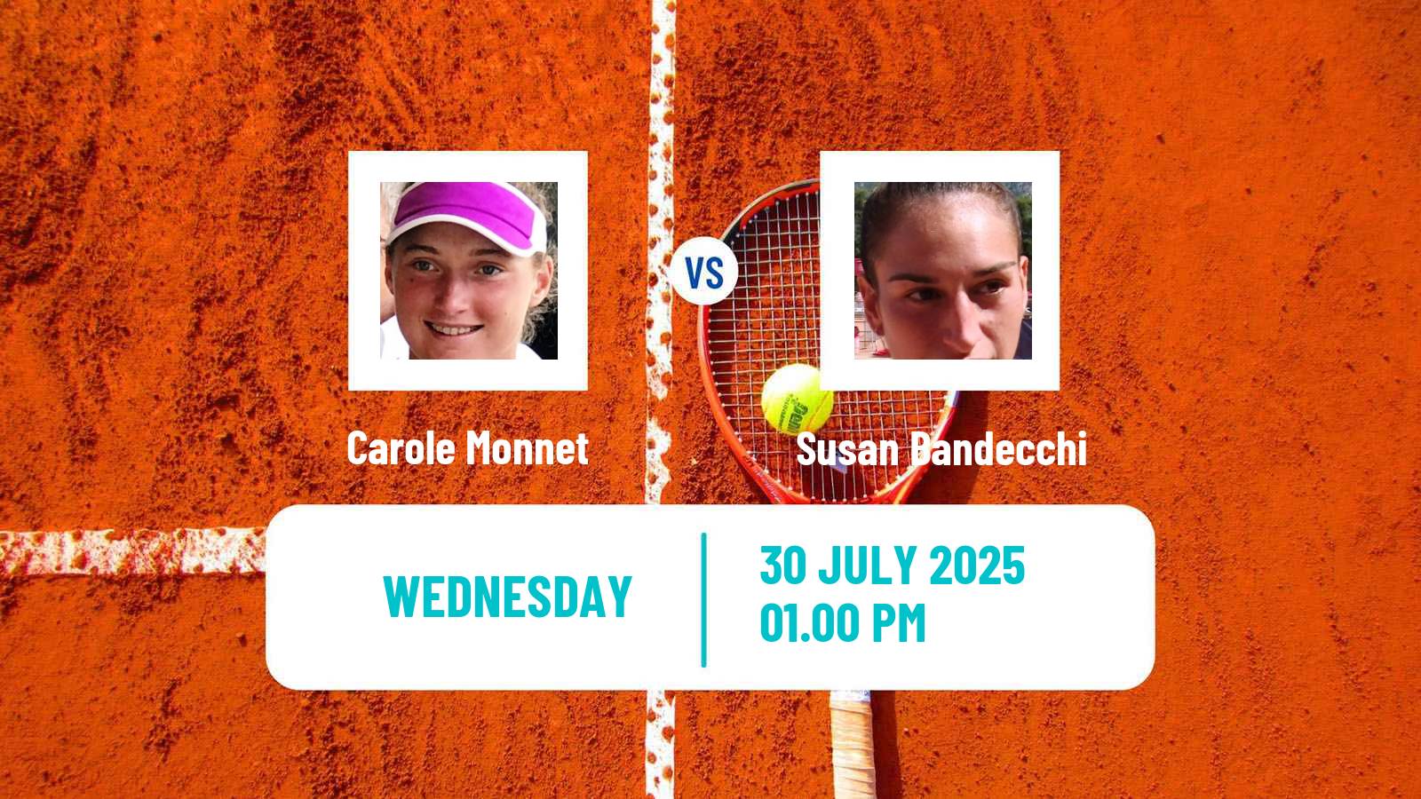 Tennis ITF W75 Cordenons Women Carole Monnet - Susan Bandecchi