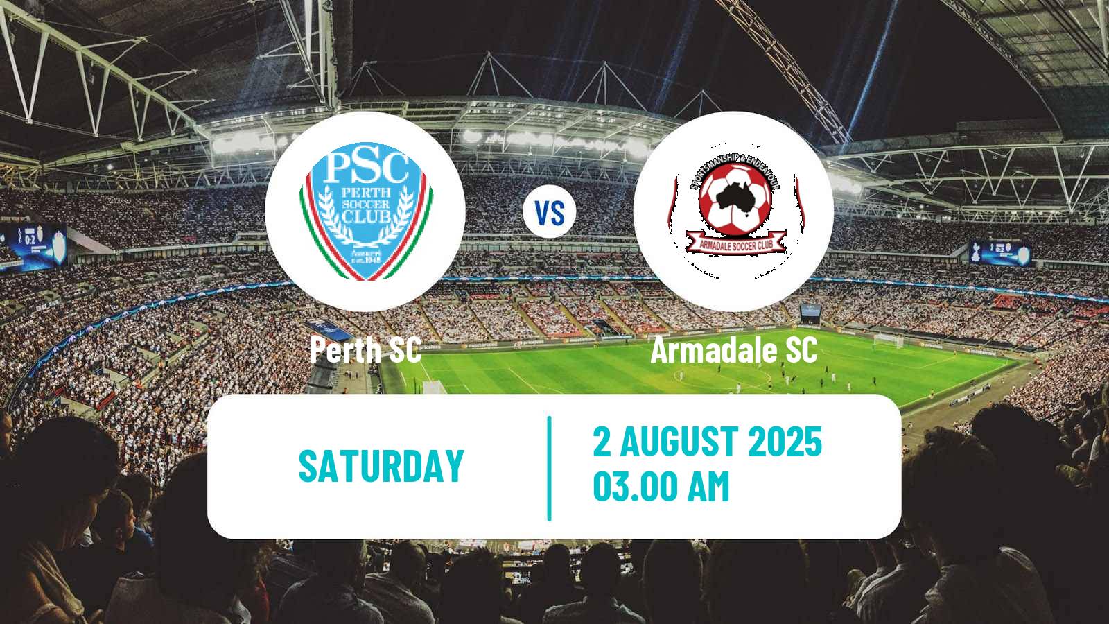 Soccer Australian NPL Western Australia Perth SC - Armadale