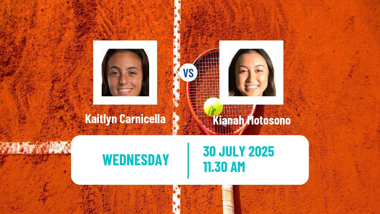 Tennis ITF W15 Huamantla 4 Women Kaitlyn Carnicella - Kianah Motosono