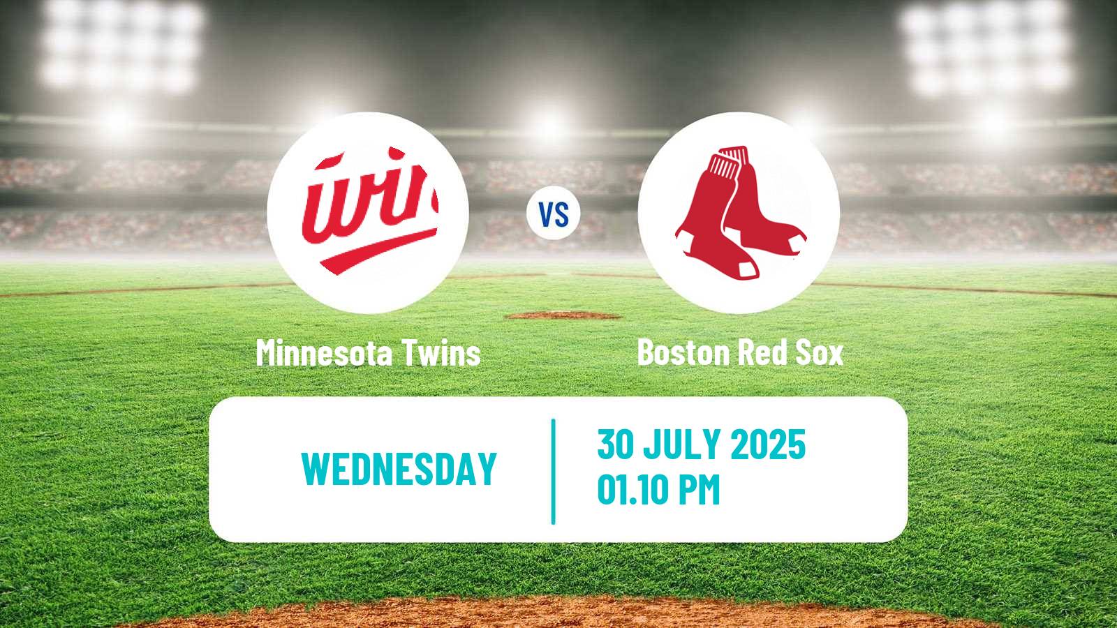 Baseball MLB Minnesota Twins - Boston Red Sox