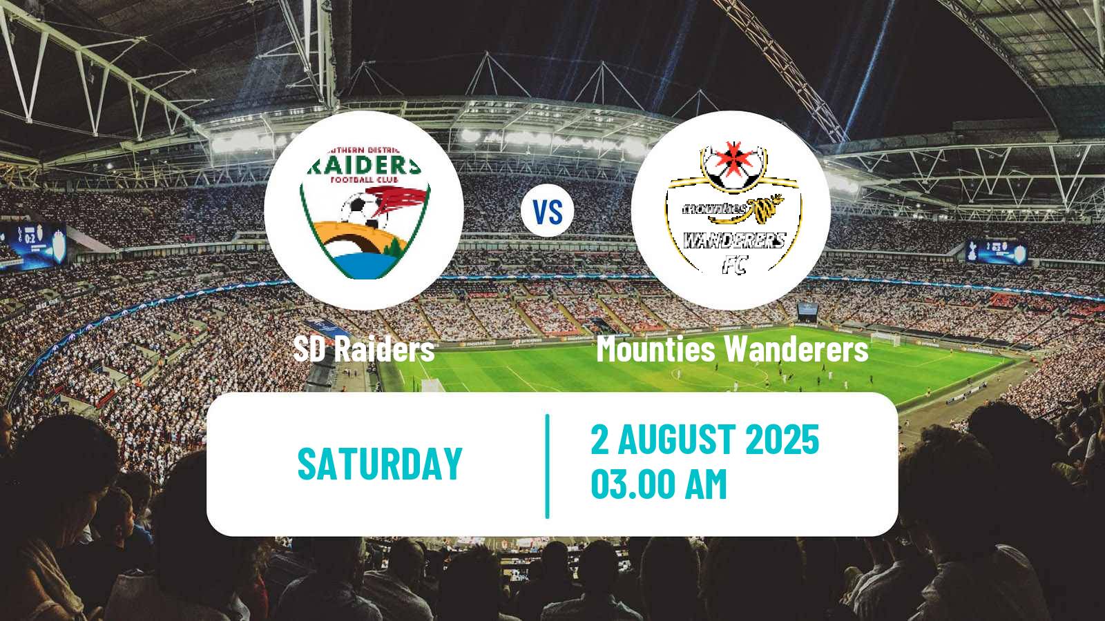 Soccer Australian NSW League One SD Raiders - Mounties Wanderers