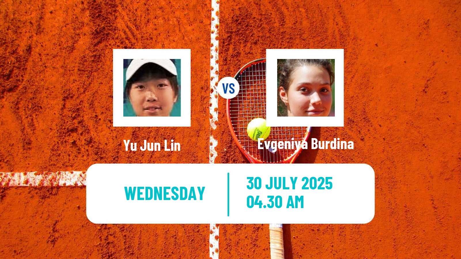 Tennis ITF W15 Kursumlijska Banja 13 Women Yu Jun Lin - Evgeniya Burdina