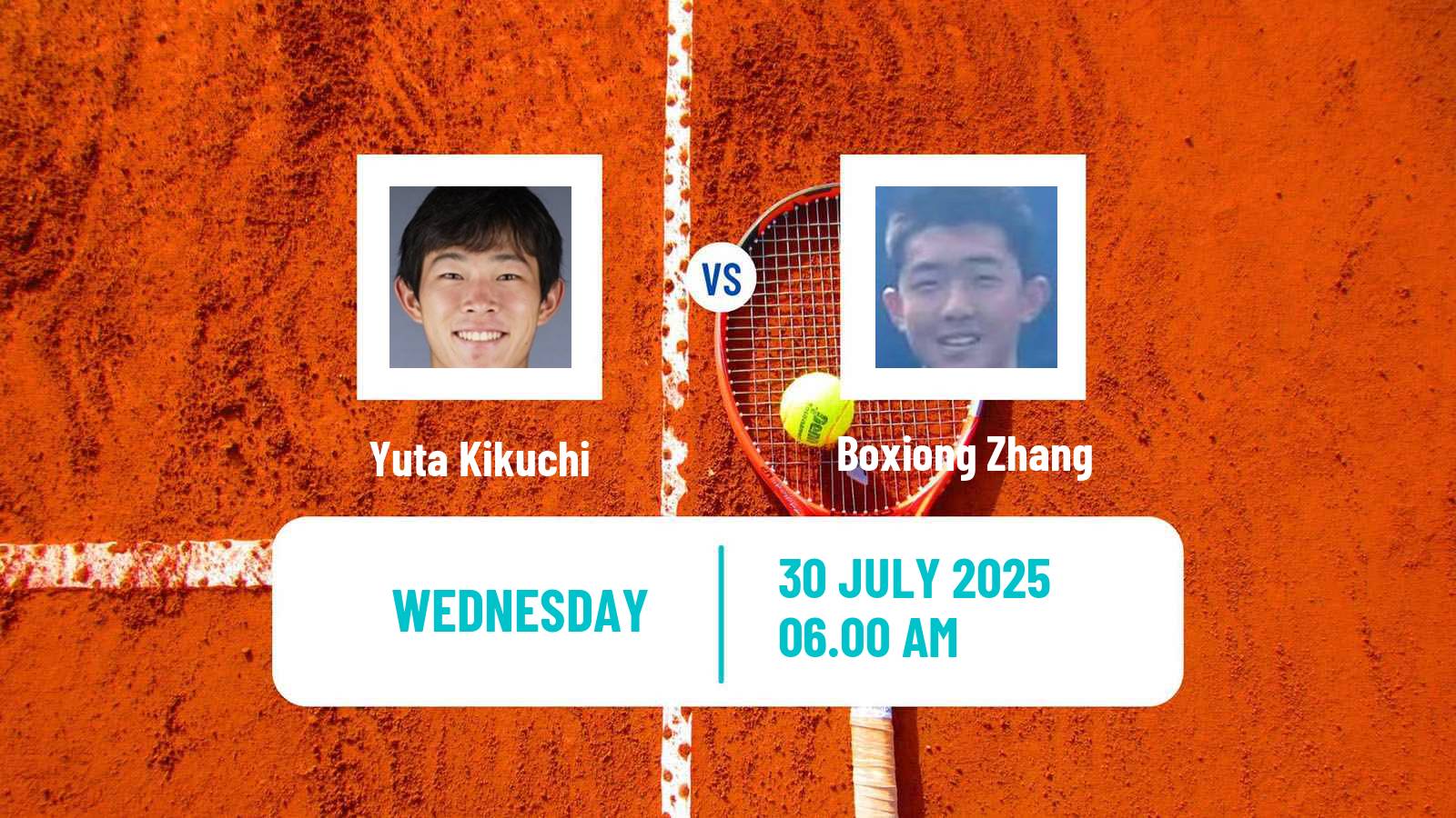 Tennis ITF M15 Wuning 2 Men Yuta Kikuchi - Boxiong Zhang