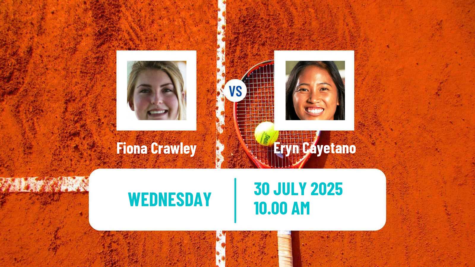Tennis ITF W75 Lexington Ky Women Fiona Crawley - Eryn Cayetano