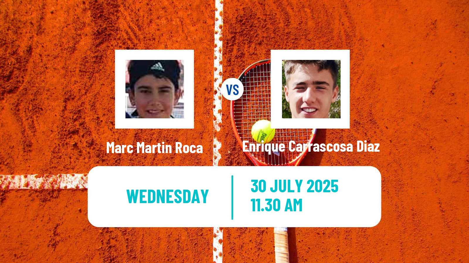 Tennis ITF M15 Xativa Men Marc Martin Roca - Enrique Carrascosa Diaz