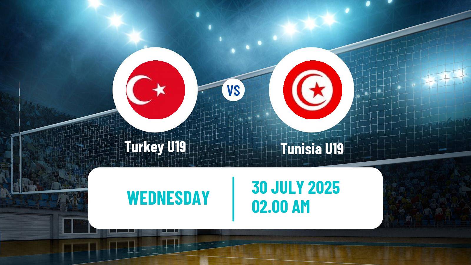 Volleyball World Championship U19 Volleyball Turkey U19 - Tunisia U19