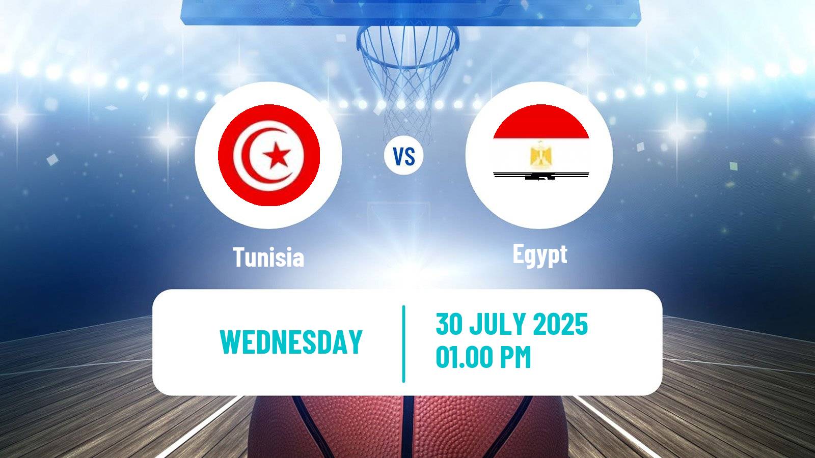 Basketball Friendly International Basketball Tunisia - Egypt
