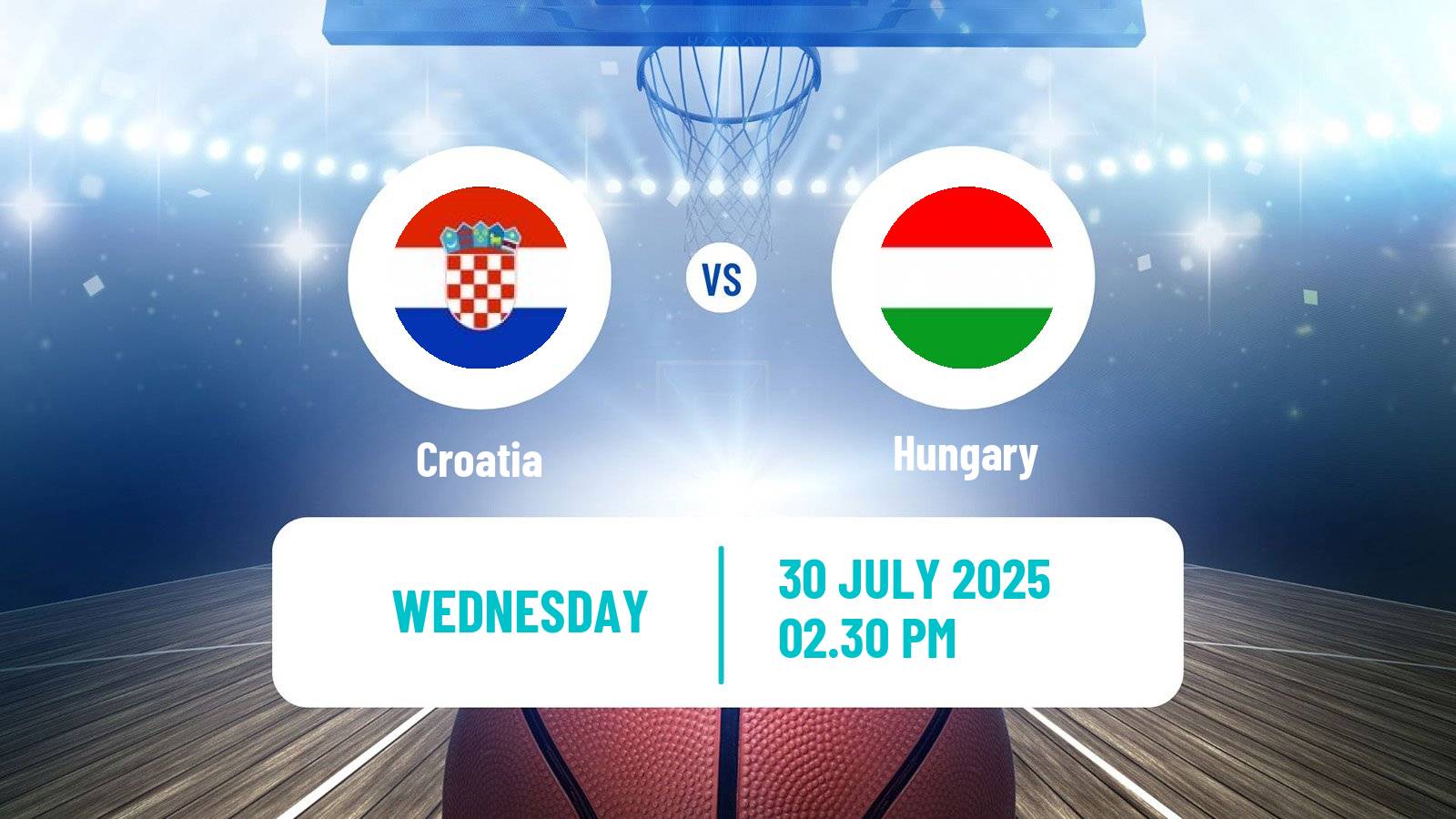 Basketball Friendly International Basketball Croatia - Hungary