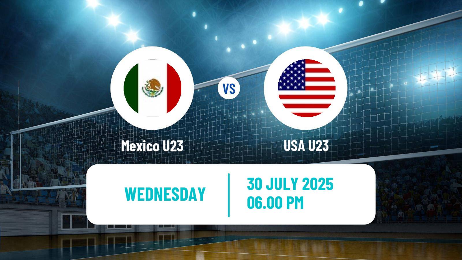Volleyball Pan-American Cup U23 Volleyball Mexico U23 - USA U23