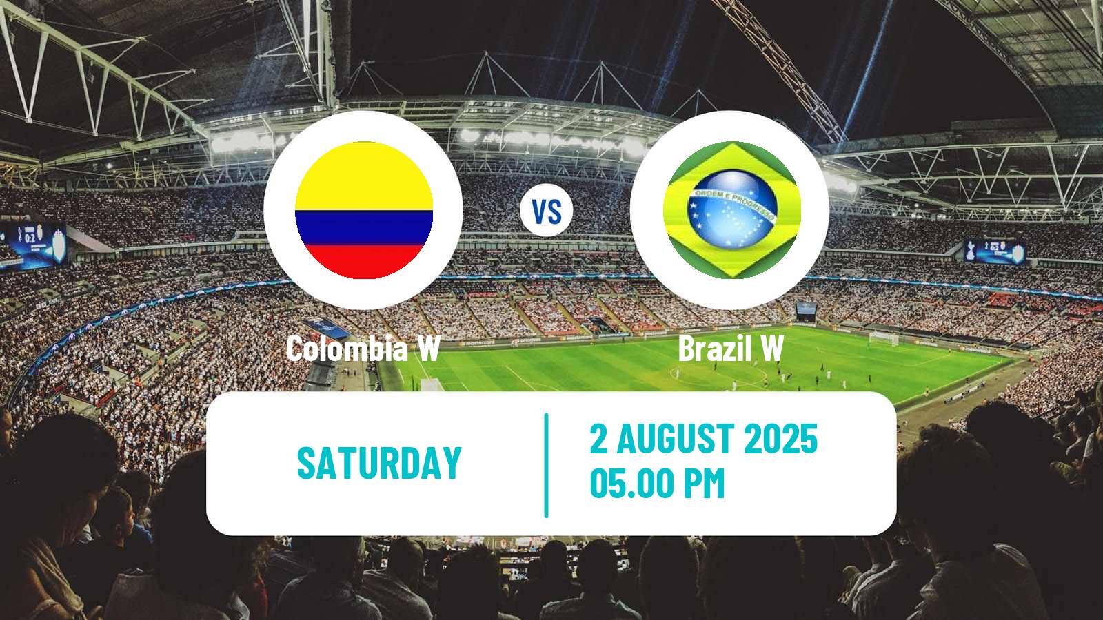 Soccer Copa America Women Colombia W - Brazil W
