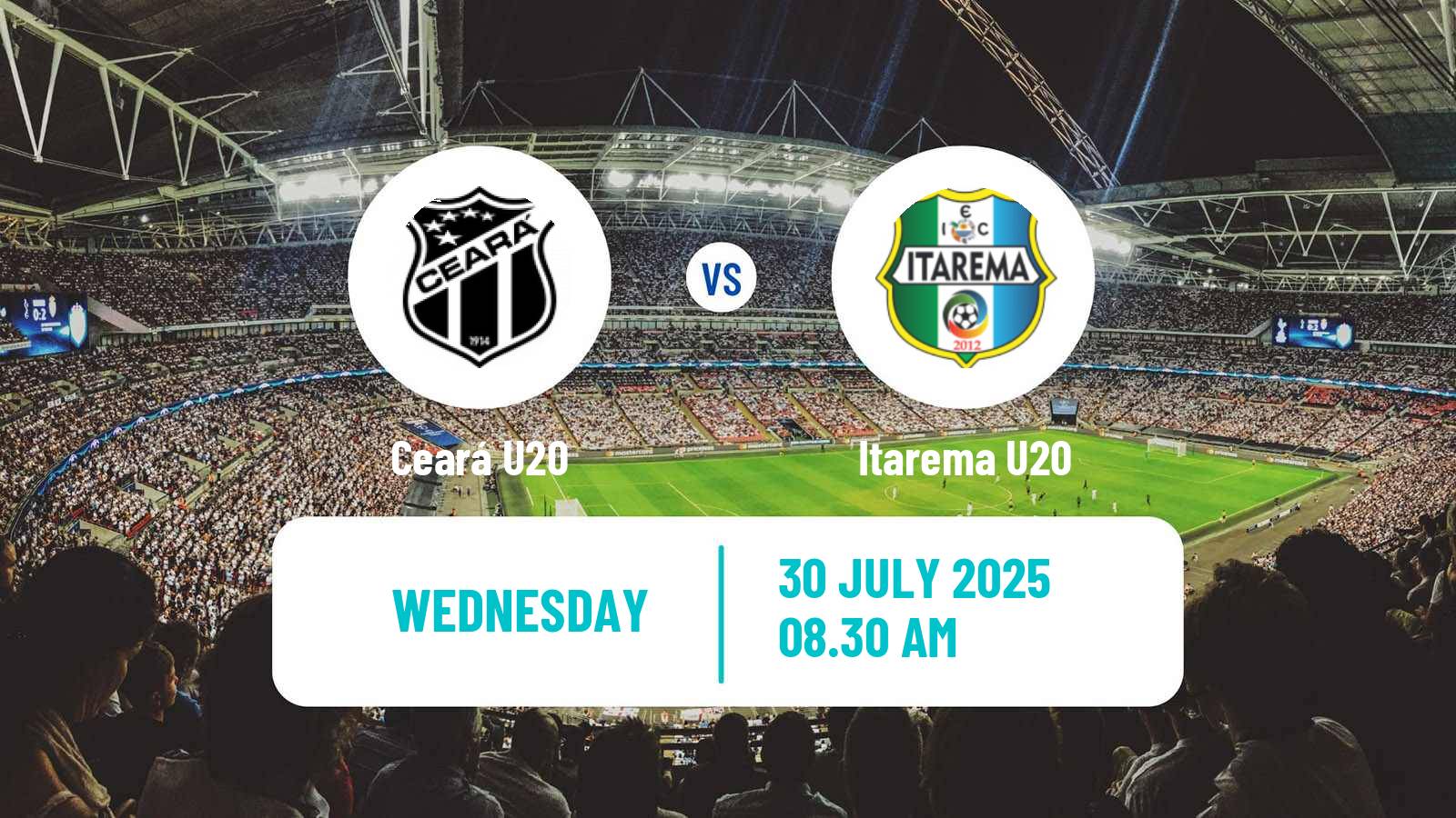 Soccer Brazilian Cearense U20 Ceará U20 - Itarema U20