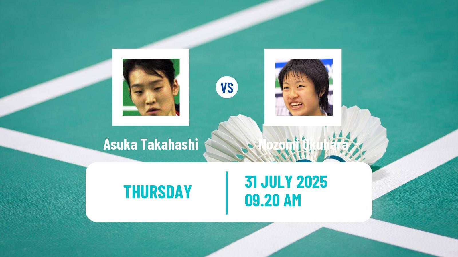 Badminton BWF World Tour Macau Open Women Asuka Takahashi - Nozomi Okuhara