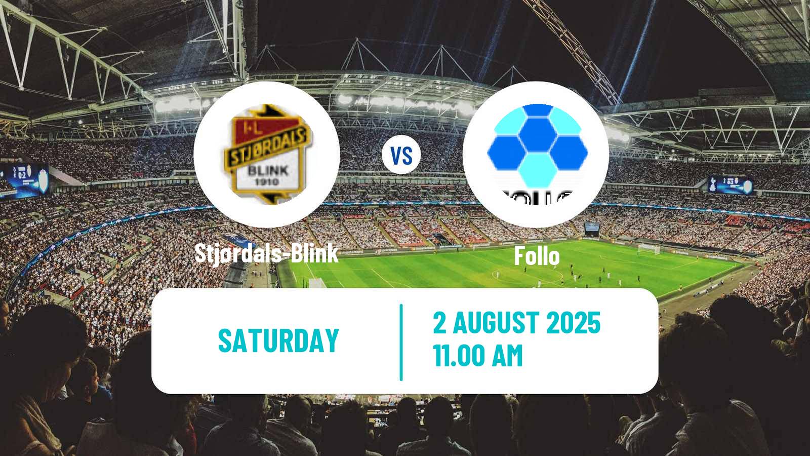 Soccer Norwegian Division 2 - Group 2 Stjørdals-Blink - Follo