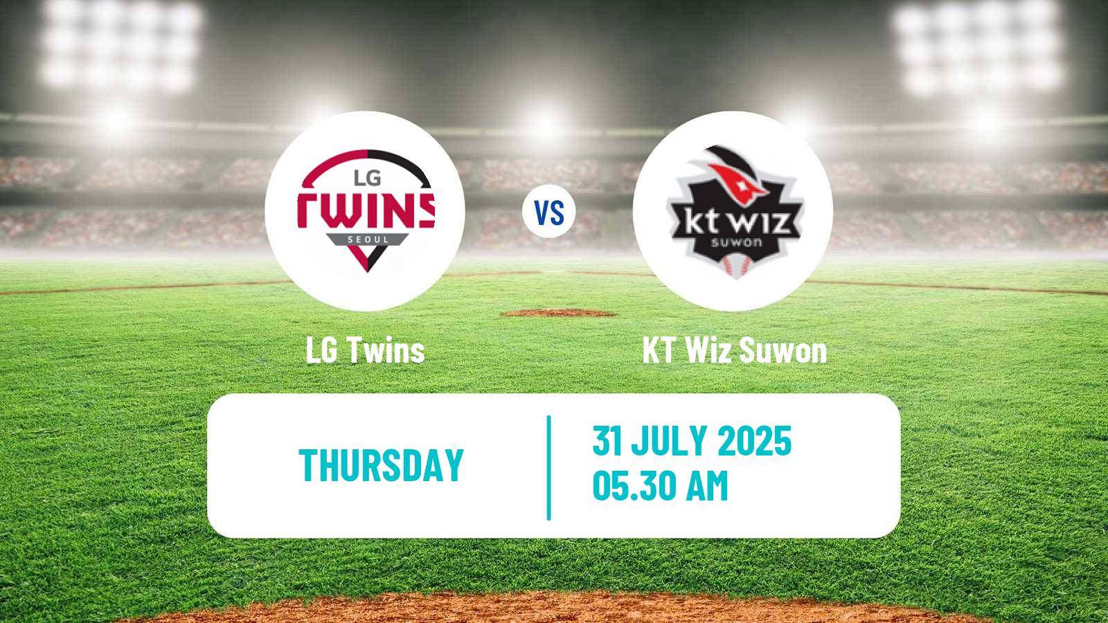 Baseball KBO LG Twins - KT Wiz Suwon