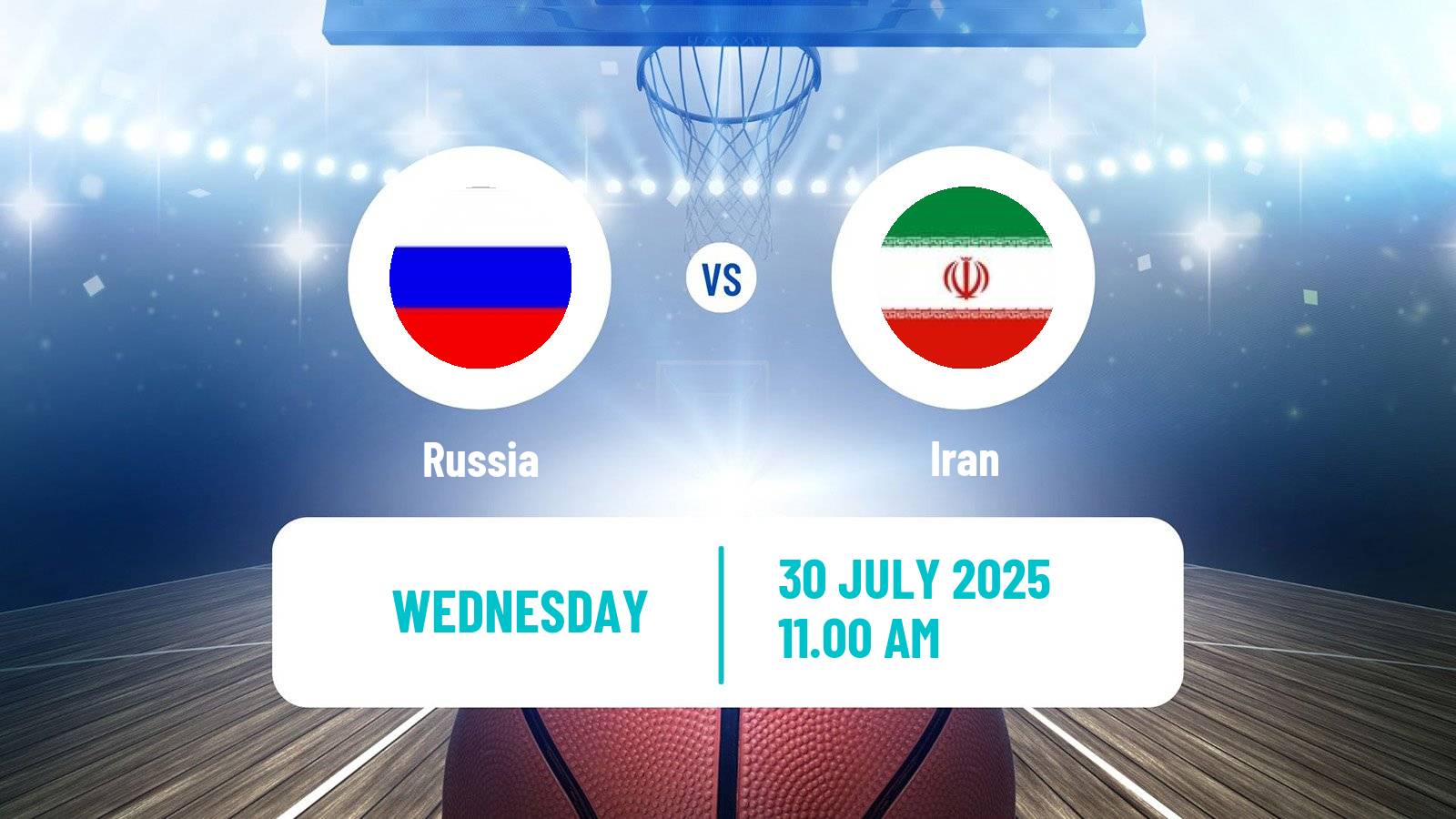 Basketball Friendly International Basketball Russia - Iran
