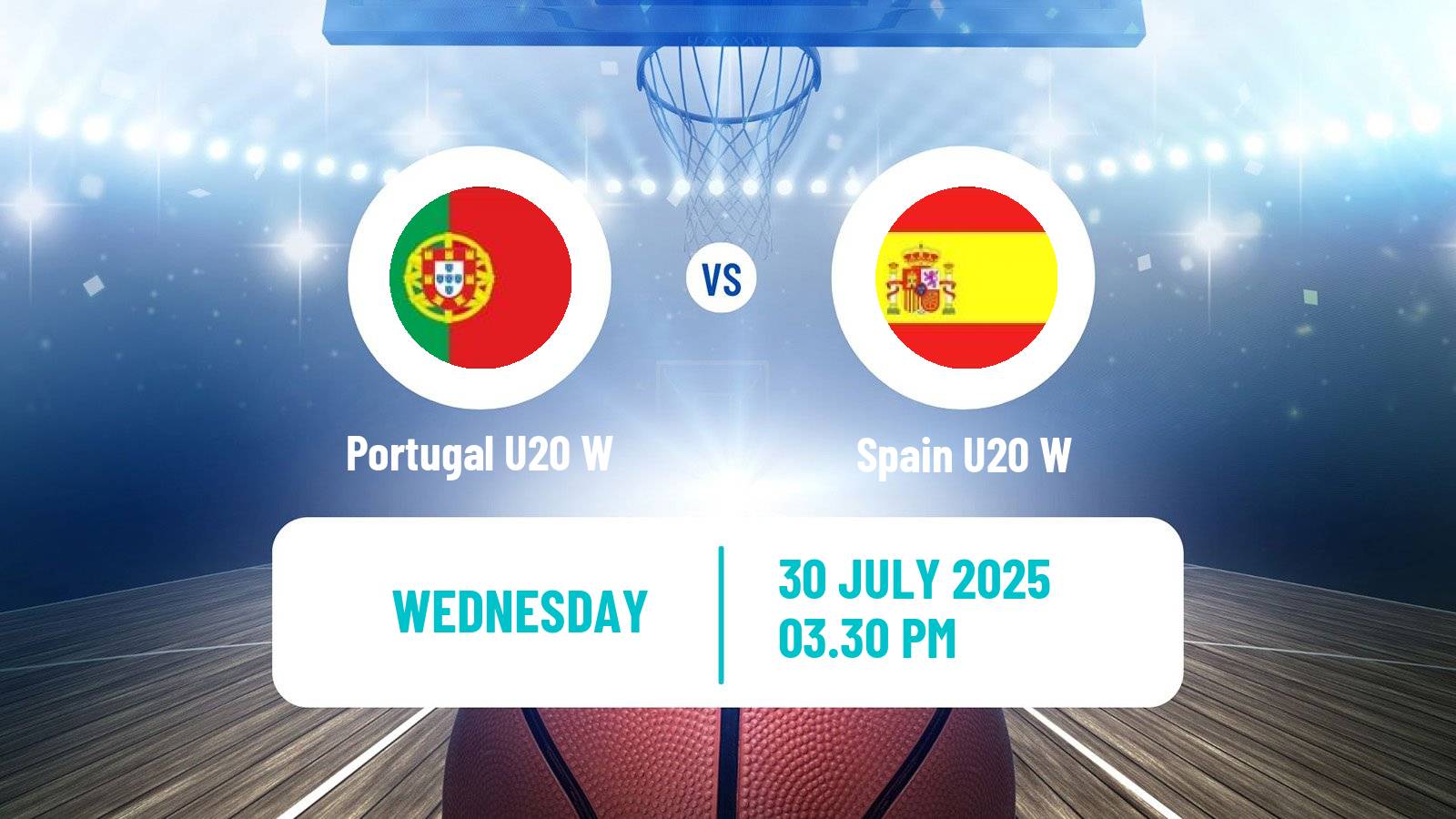 Basketball Friendly International Basketball Women Portugal U20 W - Spain U20 W