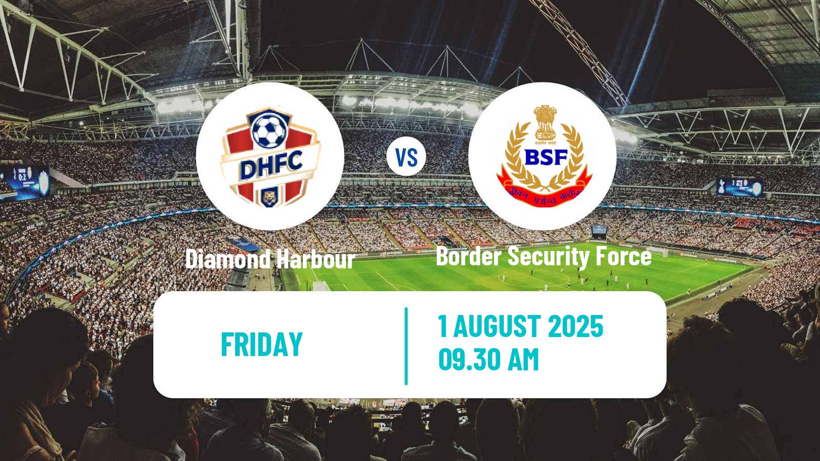 Soccer Indian Durand Cup Diamond Harbour - Border Security Force