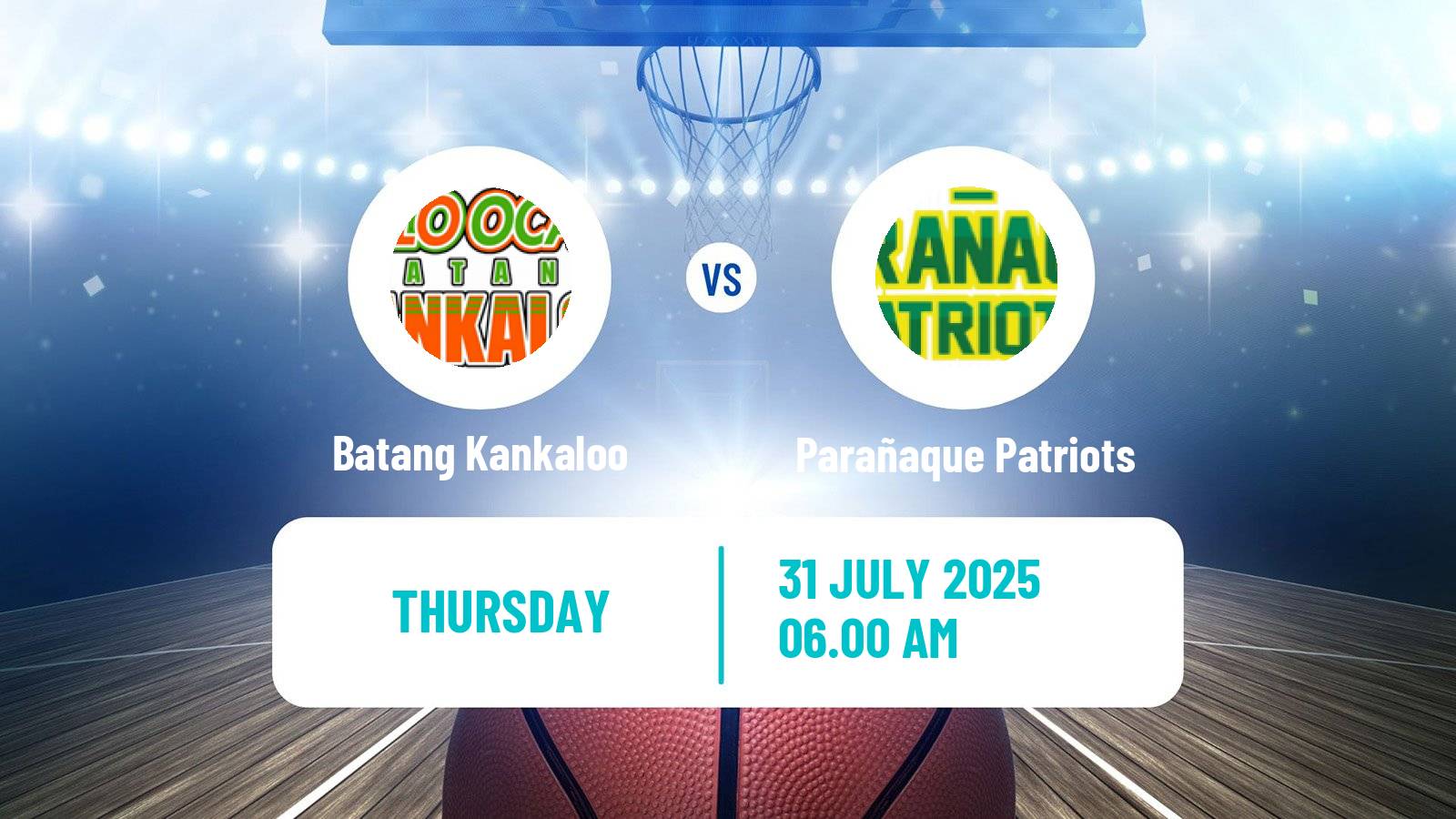 Basketball Philippines MBPL  Batang Kankaloo - Parañaque Patriots