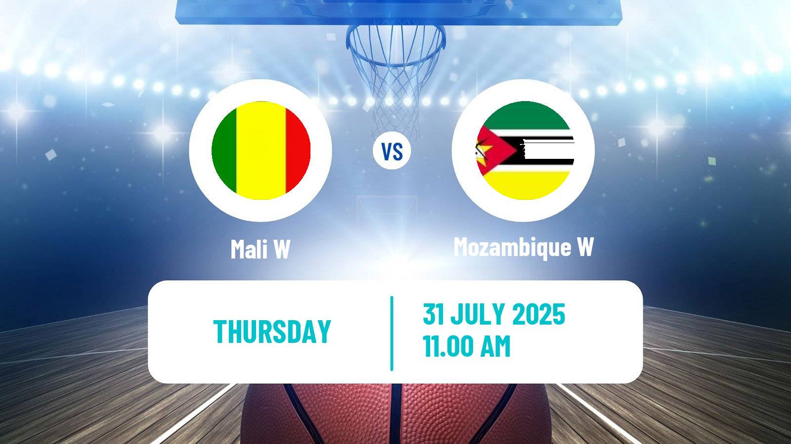 Basketball Afrobasket Women Mali W - Mozambique W