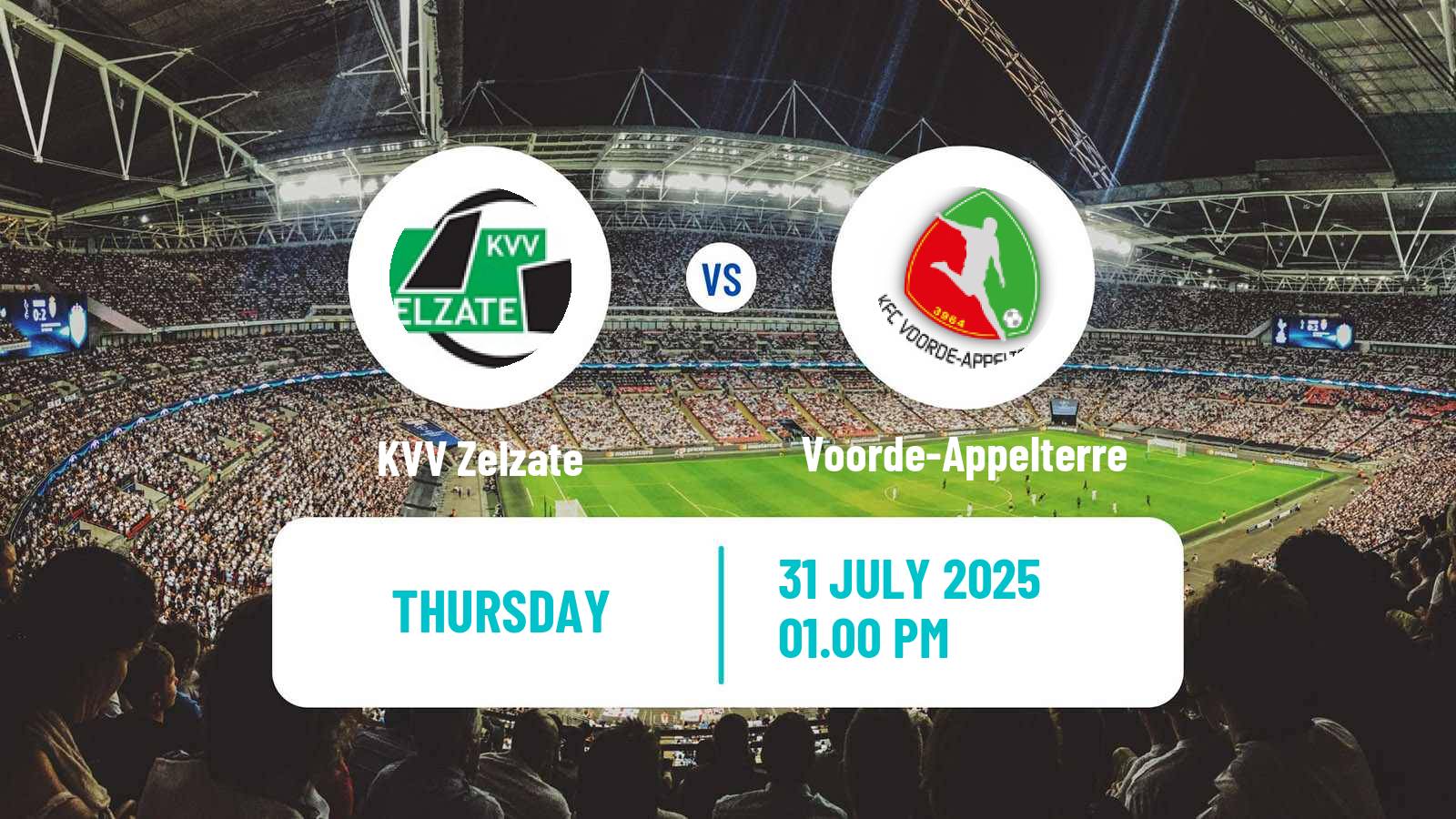 Soccer Club Friendly Zelzate - Voorde-Appelterre