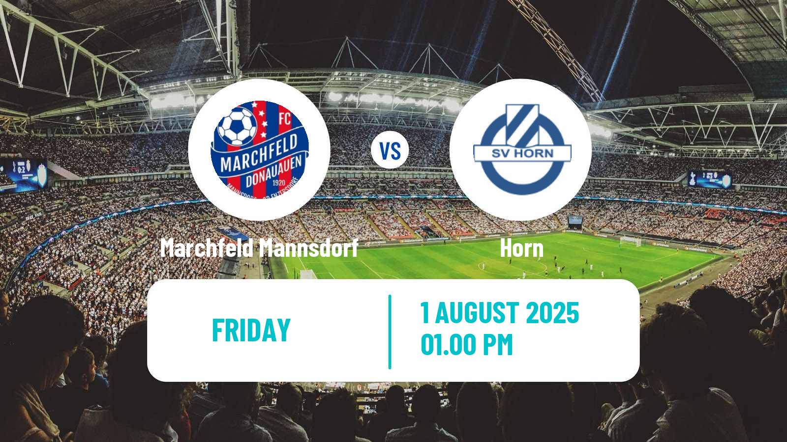 Soccer Austrian Regionalliga East Marchfeld Mannsdorf - Horn