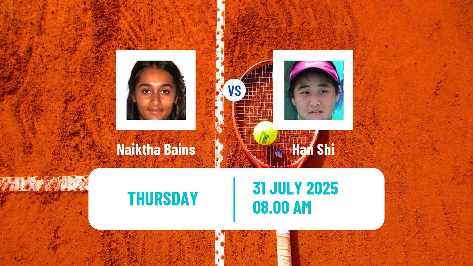 Tennis ITF W35 Roehampton Women Naiktha Bains - Han Shi
