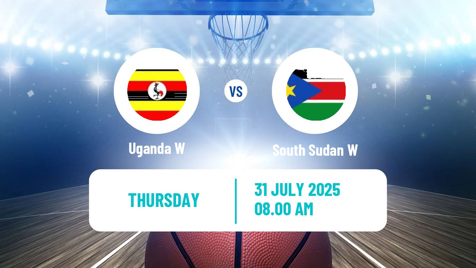 Basketball Afrobasket Women Uganda W - South Sudan W