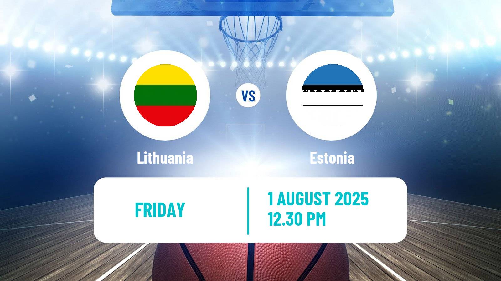 Basketball Friendly International Basketball Lithuania - Estonia