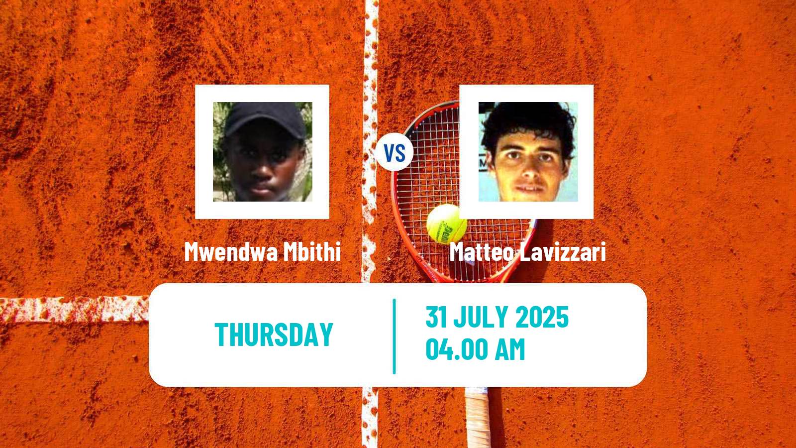 Tennis ITF M15 Monastir 30 Men Mwendwa Mbithi - Matteo Lavizzari