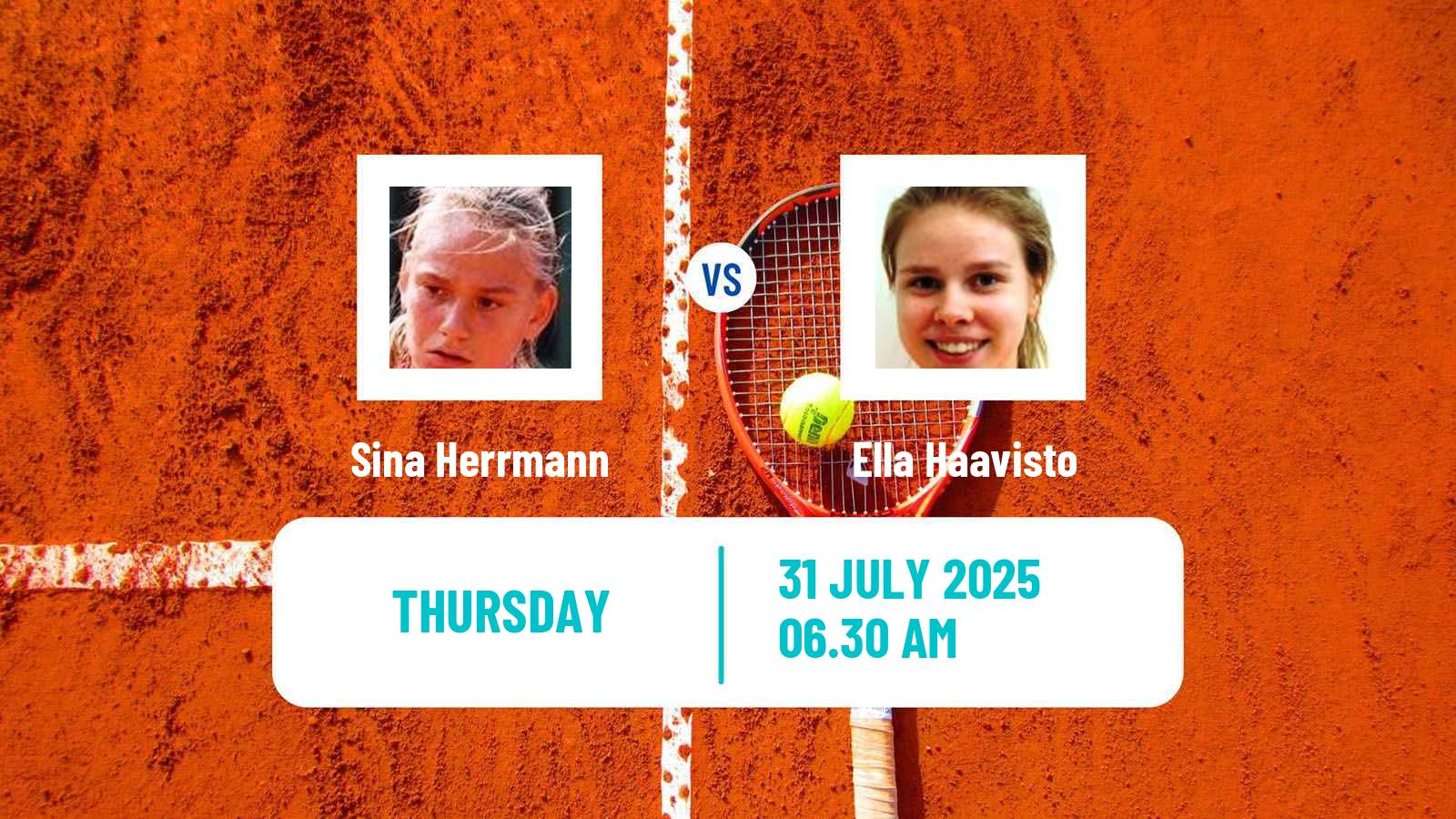 Tennis ITF W15 Savitaipale Women Sina Herrmann - Ella Haavisto