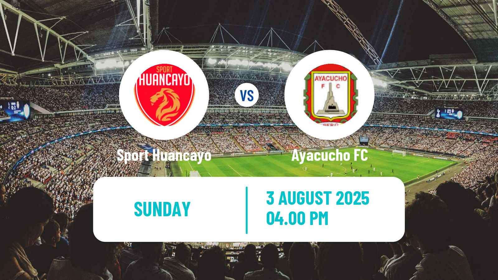 Soccer Peruvian Liga 1 Sport Huancayo - Ayacucho