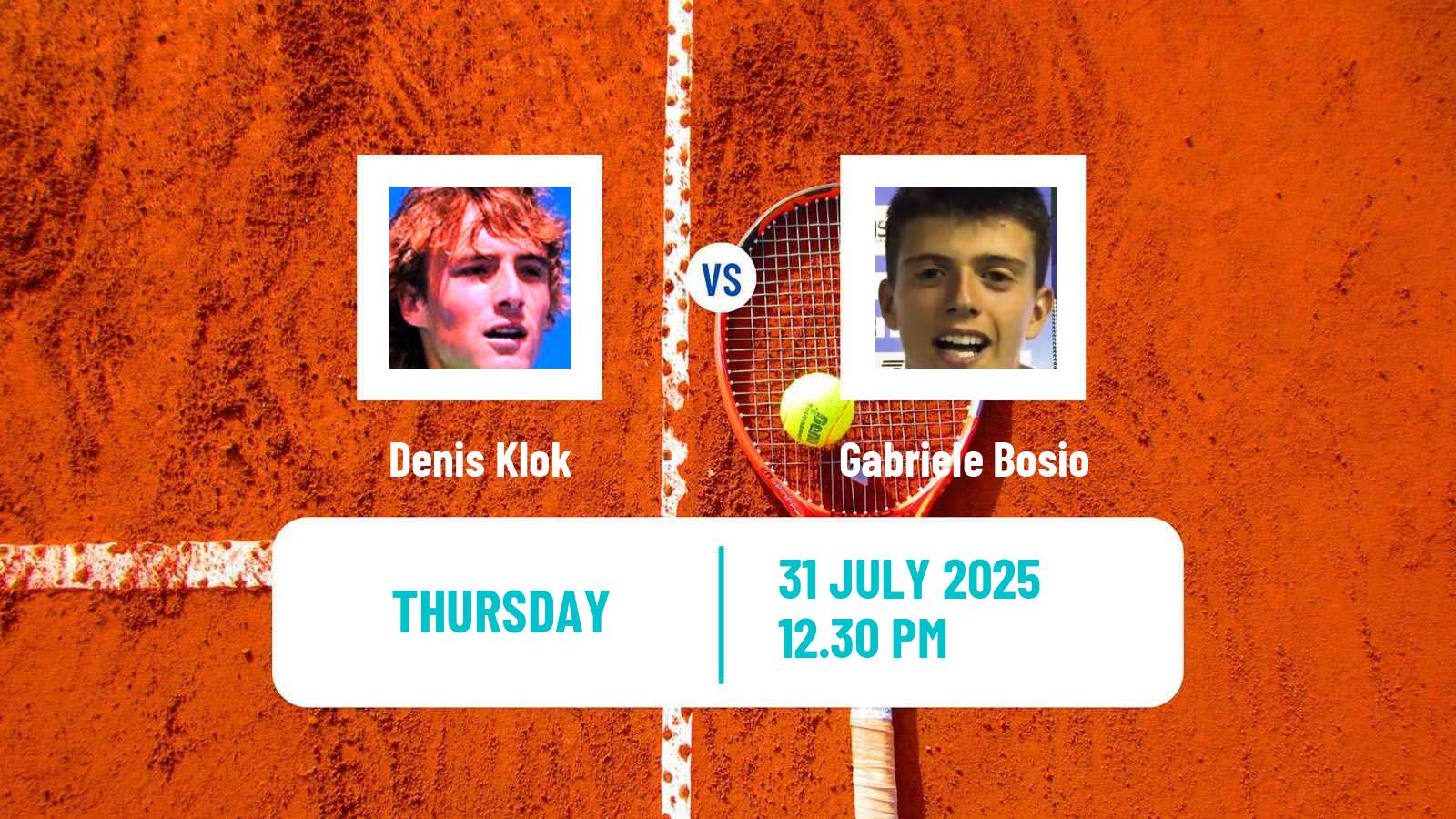 Tennis ITF M15 Kursumlijska Banja 13 Men Denis Klok - Gabriele Bosio