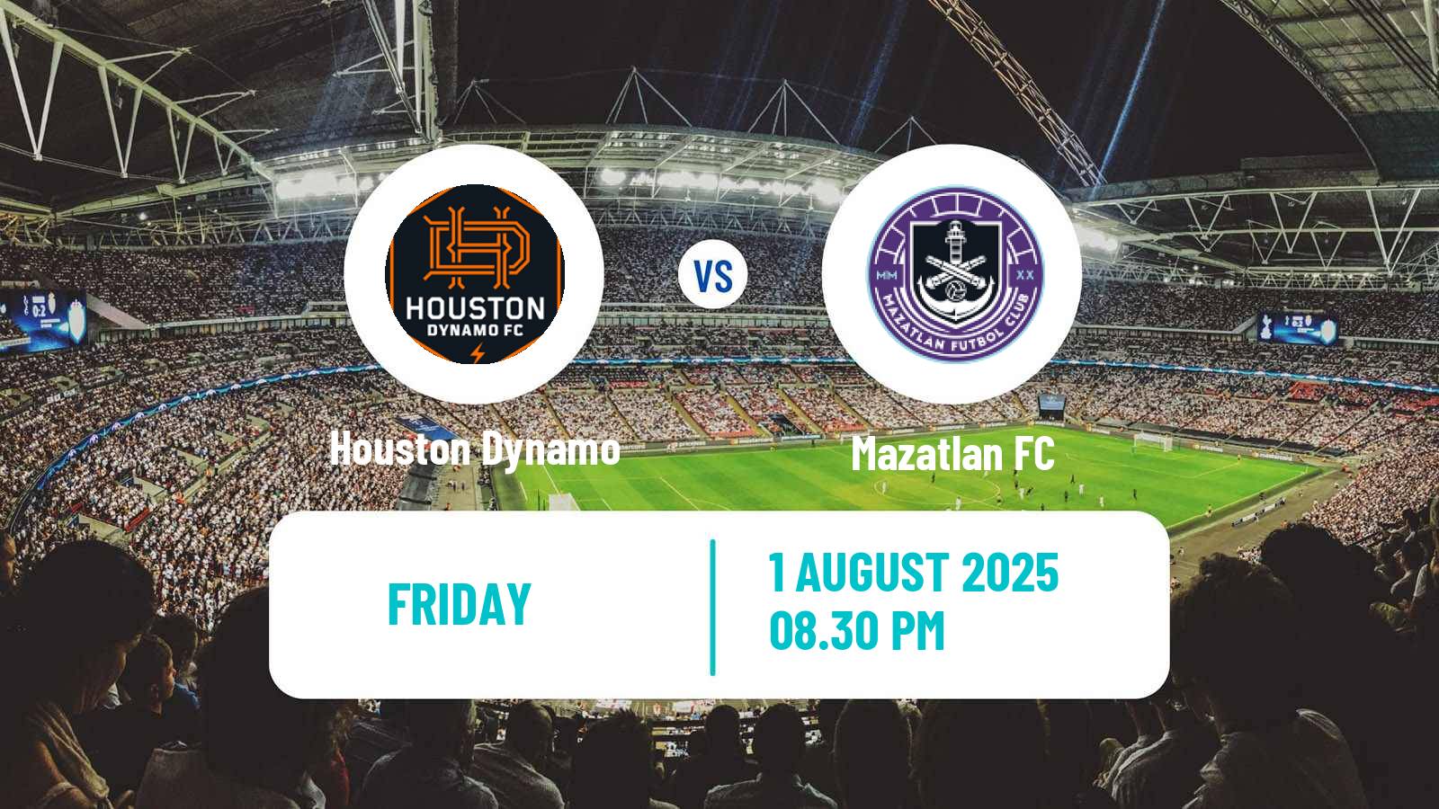 Soccer CONCACAF League Cup Houston Dynamo - Mazatlan