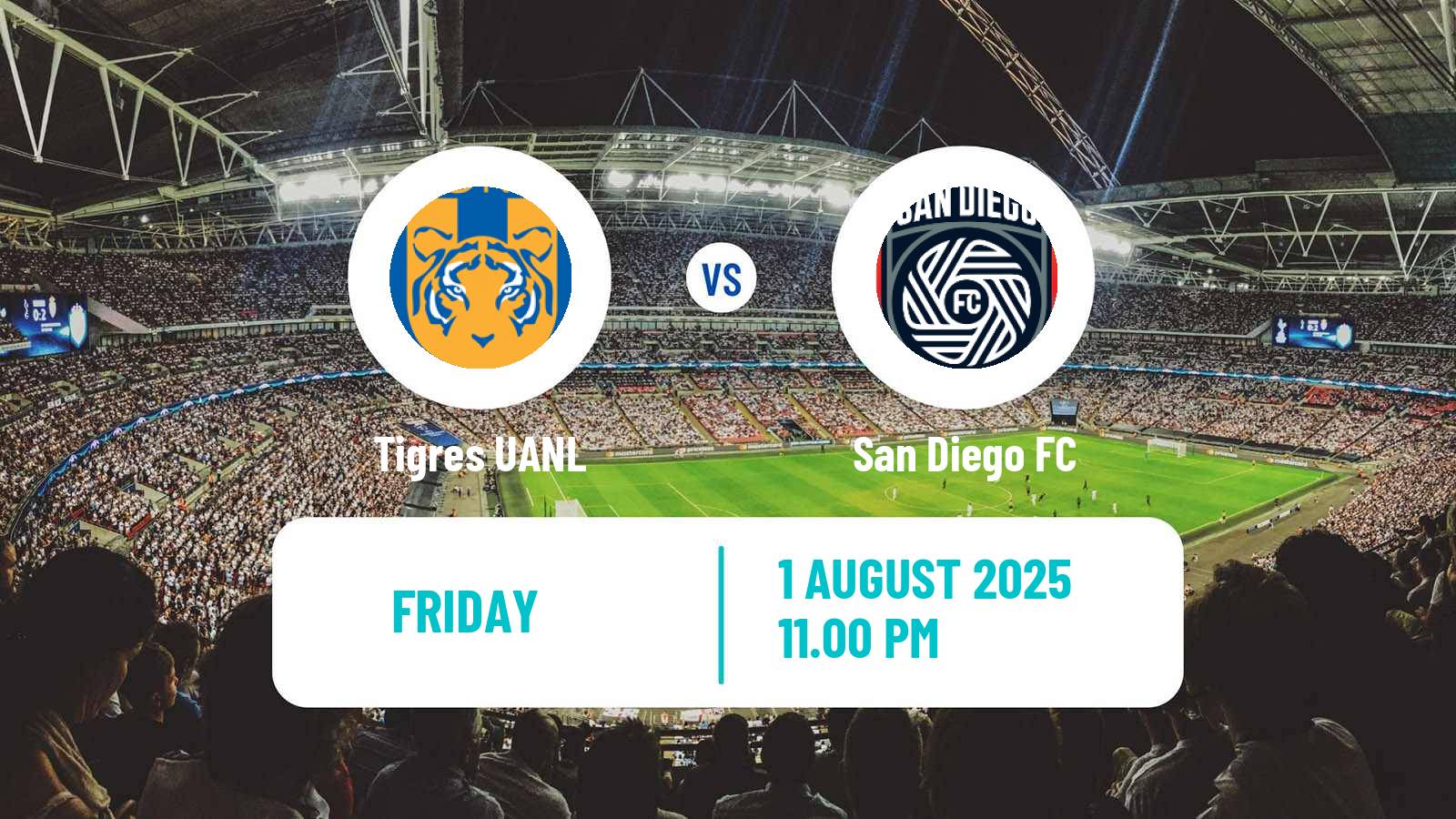 Soccer CONCACAF League Cup Tigres UANL - San Diego
