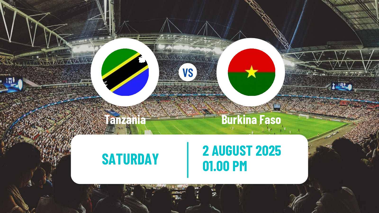 Soccer African Nations Championship Tanzania - Burkina Faso