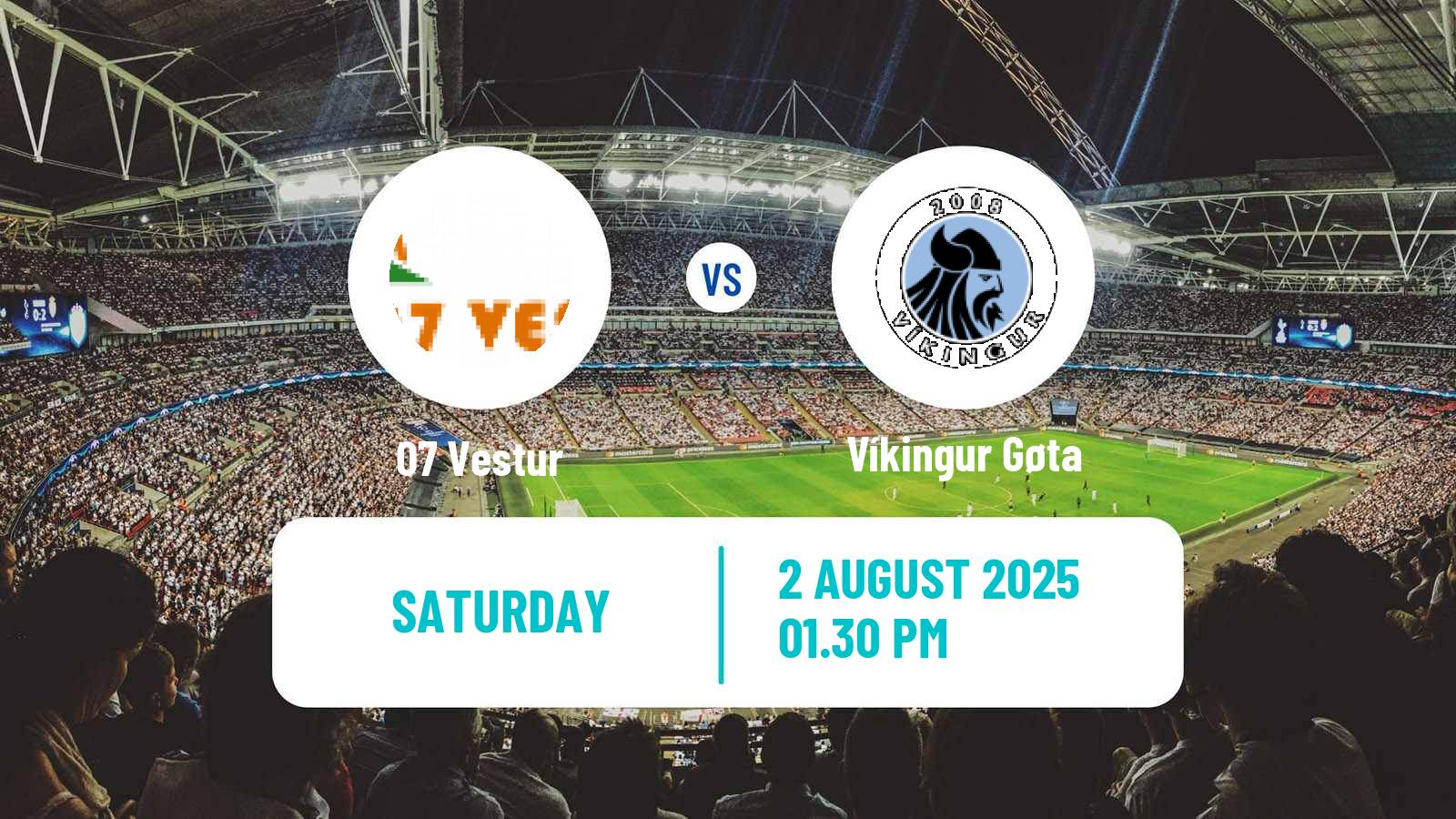 Soccer Faroe Islands Premier League 07 Vestur - Víkingur Gøta