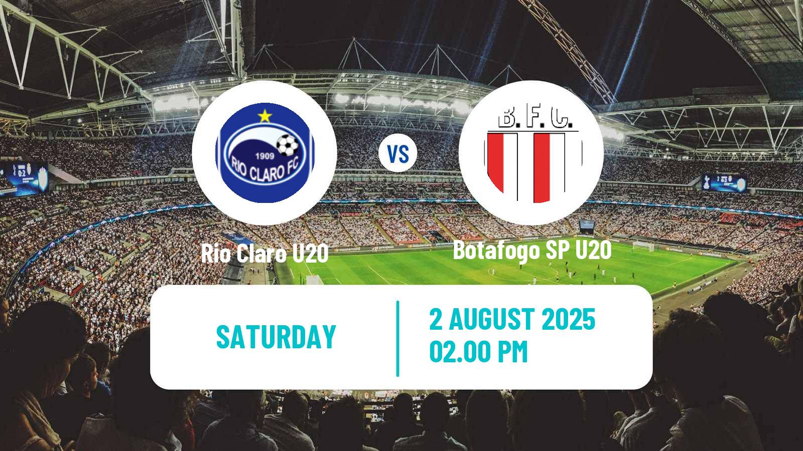 Soccer Brazilian Paulista U20 Rio Claro U20 - Botafogo SP U20